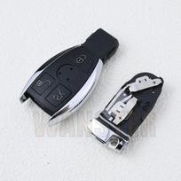 3/4 Mygtukų Pakeitimo Automobilio Raktų Dėklas Nuotolinio Pultelio Dėklas Korpusas Mercedes Benz Cl Slk Clk C E S Klasėms Bga Nec Dviguba/Dvi/2 Baterija B- (3 bottons) gray