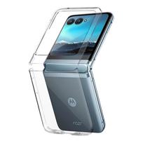 Clear Phone Case For Motorola Razr 40 50 Ultra Case Hard PC Transparent Back Cover Moto Razr 40 Ultra Razr50  Cases Funda For Moto Razr 40