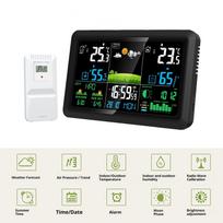 WiFi Weather Stations With Indoor Outdoor Temperature Hygrometer Alarm Clock And Weather Forecast Function