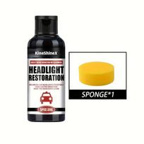 Žibintų remonto pasta, pažangi automobilio žibintų remonto priemonė, pašalina pageltimą ir oksidaciją, atkuria skaidrumą, ilgalaikis šviesos dangos apsaugas 30G+Clean sponge