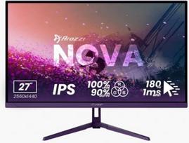 Arozzi | Nova | 27 " | IPS | QHD | 16:9 | 180 Hz | 1 ms | 2560 x 1440 pixels | 350 cd/m² | HDMI ports quantity 2 | Purple AZ-NO-27T2K180-PP | 850054766878