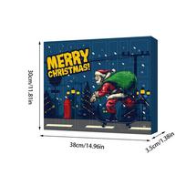 Survival Kit 24 DAY Christmas Countdown Advent Calendar Multi-purpose Survival Tools For men Hiking Camping Fishing Backpacking A