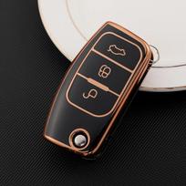 Folding Key 3 Button Tpu Car Key Case Cover For Ford Fiesta Focus 2 Ecosport Kuga Escape Falcon B-Max C-Max Eco Sport Galaxy