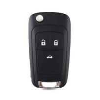 S 2/3/4/5 Buttons Remote Key Shell For Chevrolet Cruze For Opel Astra J Corsa E Insignia Zafira Filp Car Key Case (as the picture,3 Buttons)