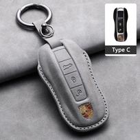 Automobilio rakto dangtelis dėklas korpuso laikiklis apsauga Porsche Cayenne Panamera Macan Cayman 718 911 Taycan interjero aksesuarai lipdukas
