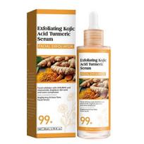 Exfoliating Kojic Acid Turmeric Serum, AHA/BHA & Niacinamide Facial Exfoliator, Brightening & Even Tone Face Serum for Dark Spots, 80ml 1PCS
