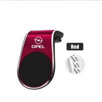 Magnetinis automobilinis telefono laikiklis Metalinis stovas Priedai Opel Corsa Astra Insignia Mokka Adam Combo Vauxhall Vectra Antara Zafira raudona