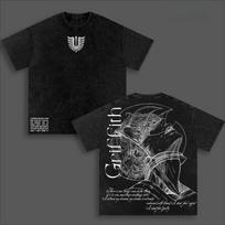 Griffith Berserk T Shirt Anime Vintage Y2k Washed Oversized T-shirt Men Women Clothing Summer Short Sleeve Tops S