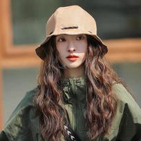 Dual-Purpose Bucket Hat and Shoulder Bag 2 IN 1 Design, Sunscreen Fisherman Cap for Vacation, Travel, Wide Brim Covers chaki