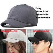 Big Head Plus Size Summer Mesh Baseball Cap for Men Women Trucker Breathable Hat Adjustable for Outdoor Sports Running M 56-60cm