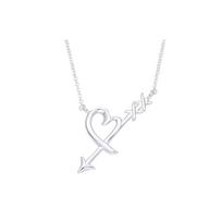 TIFFANY &CO. TIFFANY &CO. Fashion Love Arrow Silver Jewelry 925 Silver Necklace Women's 36343206-Silver sidabras