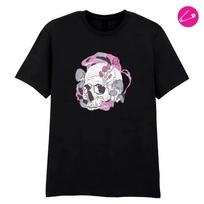 Skull Onyx Alternative Emo Gothic Grunge Rock Punk Black Short Sleeve T-Shirt 3XL