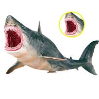 Išskirtinė Megalodono figūrėlė Senovės ryklys Laukinių gyvūnų PVC žaislas Dekoravimui ir dovanoms