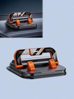 2-in-1 Car Phone Holder & Parking Number Plate - ABS + Silicone Material, Fits Dashboards/Center Consoles