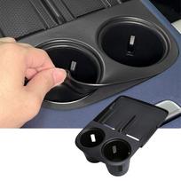 Wireless Phone Charger Mat Protective Mat Storage Tray With Cup Holder For XPENG For G6 EV 2025-2027 Non-slip Pad juoda