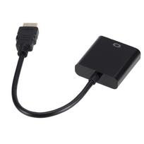 HDTV to VGA Converter With 3.5mm Audio Cable Male To Female hd to vga Adapter 1080P Digital to Analog Video Audio For TV PS4 PC