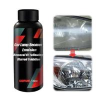 Automobilio priekinių žibintų atnaujinimo tirpalas, Automobilio žibintų atgaivinimo emulsija, Greitai pašalina pageltimą, oksidaciją, rasojimą dėl debesuotumo, blausumo, senėjimo