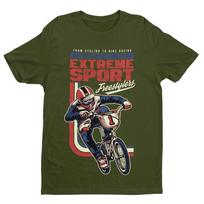 Retro Cycling BMX T Shirt Extreme Sport Freestylers 80s Riders Gift Idea Classic 4XL