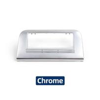 21284600277 Rear Seat CD Player Panel Bezel for Mercedes W212 E-Class 2009-2016 Center Console Chrome Trim sidabras