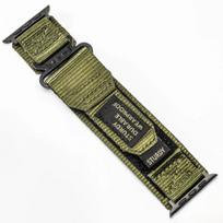 Sports Nylon Strap for Apple Watch Band Ultra 2 49mm 46mm 42mm 45mm 44mm 41mm 40mm Bracelet for Iwatch Series 10 9 8 7 6 SE 5 4 38 40 41 S10-42mm