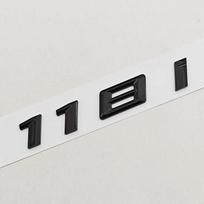 3D ABS Automobilio Stiliaus Logotipas 118i 120i 125i Ženklelis Galinės Bagažinės Emblema Lipdukai BMW 118i 120i 125i Automobilio Uodegos Aksesuarams