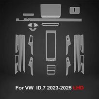 TPU Automobilio Interjero Plėvelė VW Volkswagen ID.7 2025 2025 2025 Centrinės Konsolės Skydeliui Navigacijos Ekrano Apsaugai PPF Iš anksto Supjaustyta Plėvelė for VW ID7 2023-25 black