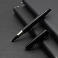 Business Black Matte Signature Pen Metal Ballpoint Pen Gel Pen Gift Pen No Ink Exposure Smoother and More Durable juoda