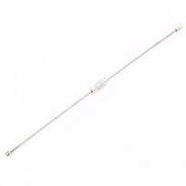 Patvarus nerūdijančio plieno sraigtinio fiksavimo viela raktų pakabuko virvė raktų laikiklio organizatorius 1.5mm x 150mm