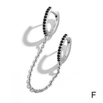 New Fashion Circle Ear Cuff Retractable Earrings for Women Men Gold Huggie Unisex Double Piercing Hoop Earing Female Brincos