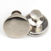 5 vnt Metaliniai mygtukai Spragtukai Atsuktuvas drabužiams Džinsai Retro nemokami siuvimai Reguliuojami nuimami daugkartiniai dekoravimo siuvimo įrankiai 5 Pcs Silver