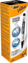 Bic Žymeklis baltai lentai Velleda Liquid Ink 2,2-4,2 mm, juodas, pakuotėje 12 vnt.