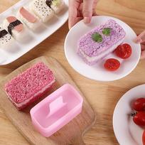 Stačiakampio formos suši formavimo rinkinys Musubi gaminimo rinkinys šlamštas Kimbab Onigiri Buitinė virtuvė Bento Priedai Ryžių rutuliukų gaminimo preso įrankis Pasidaryk pats
