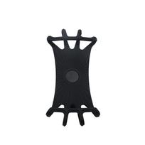 Silikoninis dviračio telefono laikiklis motociklui IPhone 12 11 pro max 7 8 plus X Xr Xs mobiliojo telefono stovas MTB dviračio spaustukas greitas montavimas juoda