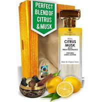 Citrusinis Muskusas 60ml (Švieži kvepalai vyrams) Geriausi kvepalai vyrams, ilgai išliekantys kvepalai vyrams 60 ml yellow
