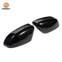 Automobilio galinio vaizdo veidrodėlio dangtis blizgus juodas galinio vaizdo veidrodžio išorinis sparnas, tinkamas Ford Focus MK2 MK3 Mondeo MK4 1Pc Left