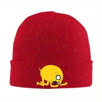 Jake The Dog Adventure Cartoon Anime Funny Times Knitted Hat Beanie Winter Hat Warm Acrylic New Arrival Caps for Men Women Gift