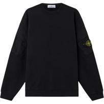 Stone Island FW25 Autumn Winter Logo Crew Neck Long Sleeve Sweatshirt Men sweatshirt Black K2S156100008S0A20-V0029 XXL