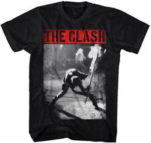 The Clash Smashing Guitar Adult T-shirt - Licensed English punk rock band Tee 3XL
