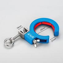 Kabelio lovelio skriemulys Kabelio tiesimo skriemulio pagalbininkas Reguliuojamas spaustukas Skriemulys efektyviam kabelio nukreipimui tvirtinti Pagalbinis įrankis 1pc mėlyna