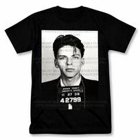 Frank Sinatra Mug Shot Graphic T shirt Vintage Style Fan Tee 4XL