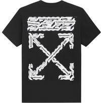 OFF WHITE Oversized Fit Oro Uosto Juostelės Marškinėliai OMAA038S201850031088 XS