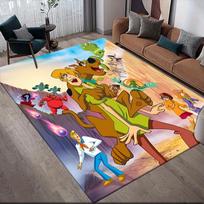 Scooby-Doo Cute Cartoon Style Square Area Rug, Non-Slip Floor Mat for Home Office, Perfect Gift for Fans.chl 60x90cm