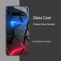 Samsung S10 5G dėklas Dangtelis Grūdinto stiklo dėklas Coque Samsung Galaxy S10e S10 S20 FE Ultra Plus S 10 Lite Apsauginis dėklas Samsung S10 5G black