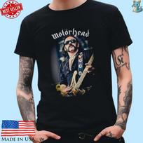 Motörhead Lemmy Kilmister marškinėliai Vintage Roko grupės marškinėliai Sunkiojo metalo juodi Uniseks marškinėliai XXXXL