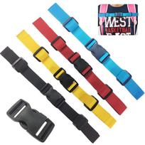 Buckle DIY Backpack Chest Strap and Wide Shoulder Strap for Load Reduction 2.5 cm geltona