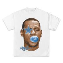 Lebrono Jameso Krepšinio Žvaigždės Grafinis Marškinėlis Harajuku Y2k Laisvalaikio Apvalia Kaklo Marškinėlis Vyrams Moterims Trumpomis Rankovėmis Perdyelis Laisvalaikio Viršus Unisex 4XL brown