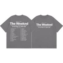 The Weeknd After Hours Til Dawn Tour 2026 Marškinėliai Mada Hip Hop trumpomis rankovėmis T-shirt Vyrams Moterims Vasaros Laisvalaikio Medvilniniai Marškinėliai 4XL