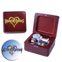 Professional Wholesale Wine Red Wooden Music Box Movie Game Popular Melody Music Creative Marketing Gift (Red,Small) raudona