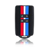 New Silicone Car Key Cover For Renault Captur Koleos Kadjar Arkana Megane Dacia Duster Sandero Stepway Remote Control Fob Case black