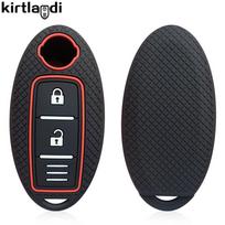 Silicone Key Cover Case Holder For Nissan Qashqai J11 J10 Kicks Patrol Altima Sentra Murano X-Trail Tiida Fuga Navara Micra Note